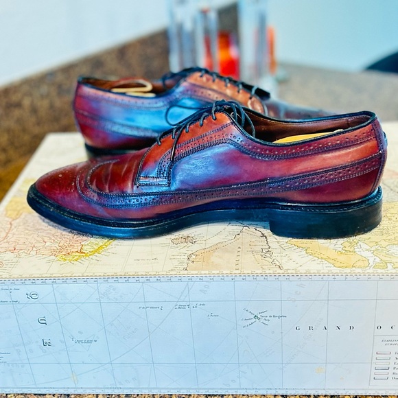 Allen Edmonds MacNeil's Brown wingtip shoes Sz: 12 C - Picture 7 of 14